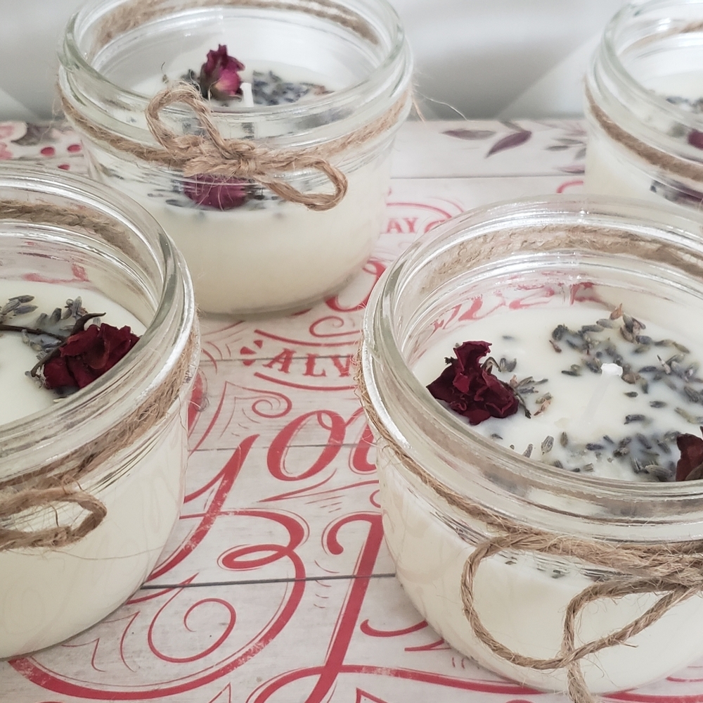 Handcrafted candles